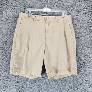 Polo Ralph Lauren Shorts Mens 34 Tan Stretch High Rise Classic Fit *GUC*
